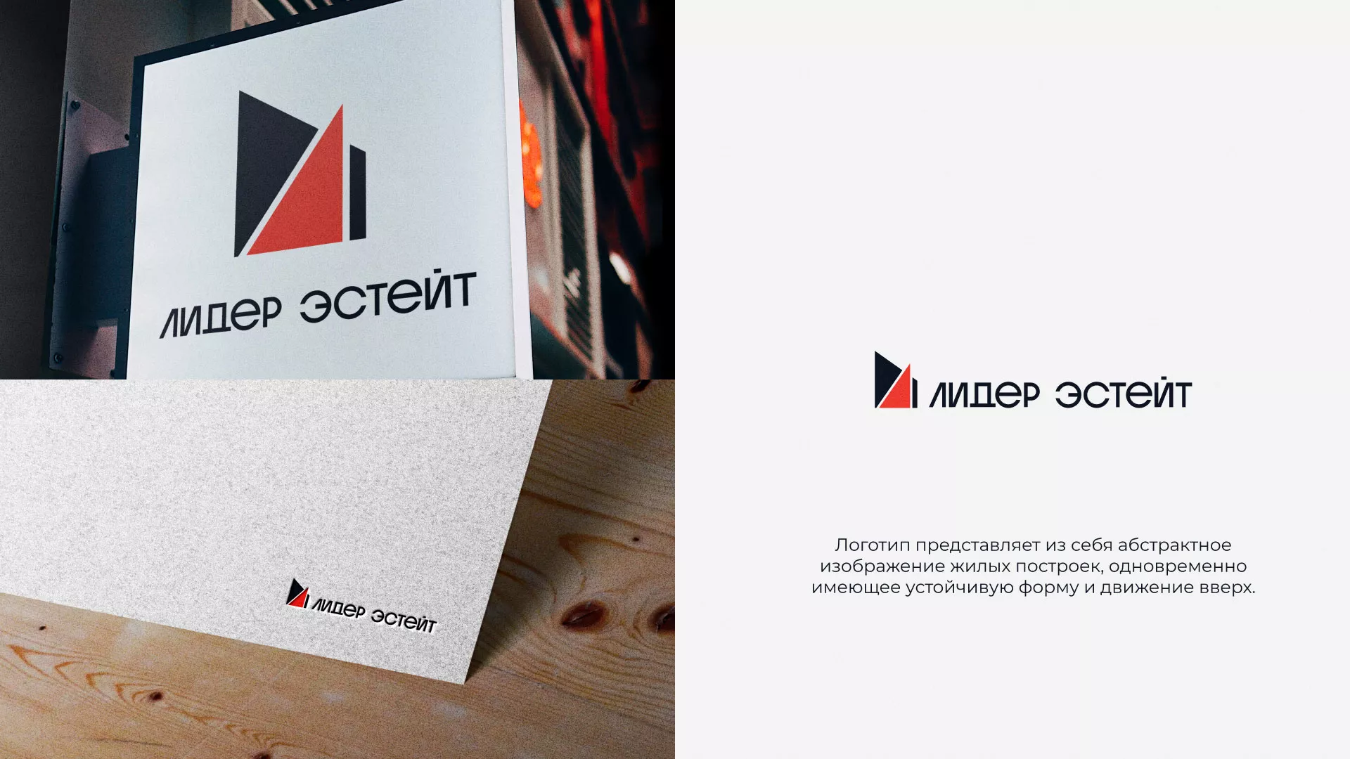 Сделали логотип для агентства недвижимости «Лидер Эстейт» в Палласовке